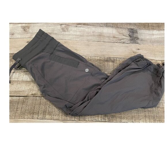 Lululemon Beyond the Studio Cropped Pants | Soot Light (Gray) | Size 2 - Picture 3 of 16